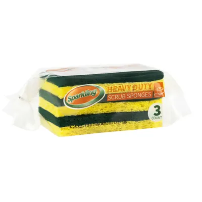 Heavy Duty Scrub Sponges 3 ct